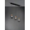 Suspension Intérieur Métal noir mat 230V.