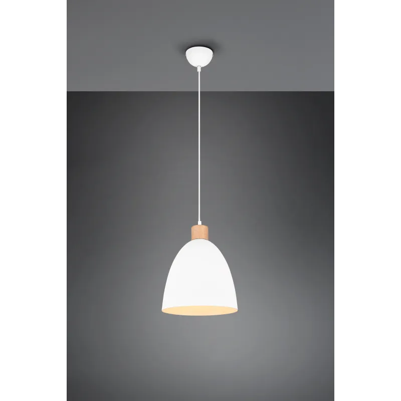 Suspension Intérieur Métal Blanc mat 230V.