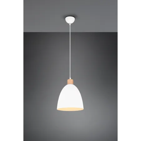Suspension Intérieur Métal Blanc mat 230V.