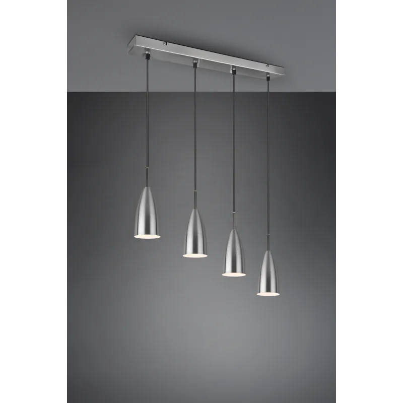 Suspension Intérieur Métal Nickel mat 230V.