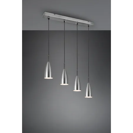 Suspension Intérieur Métal Nickel mat 230V.