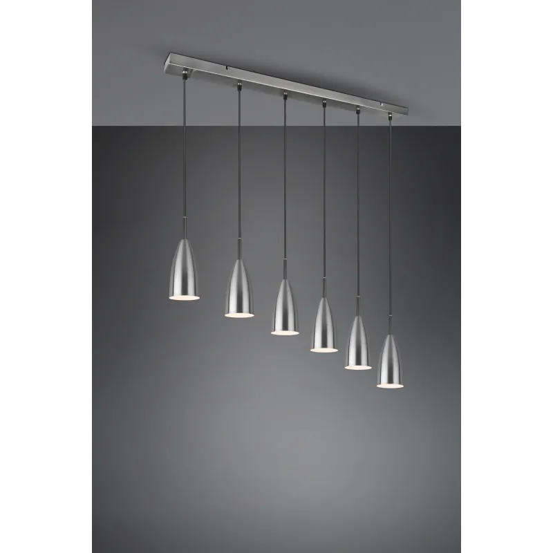 Suspension Intérieur Métal Nickel mat 230V.