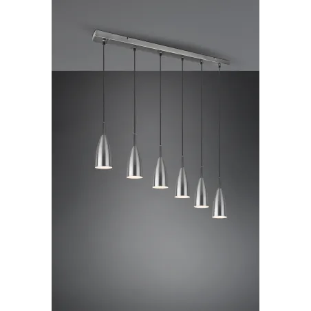 Suspension Intérieur Métal Nickel mat 230V.