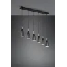 Suspension Intérieur Métal noir mat 230V.
