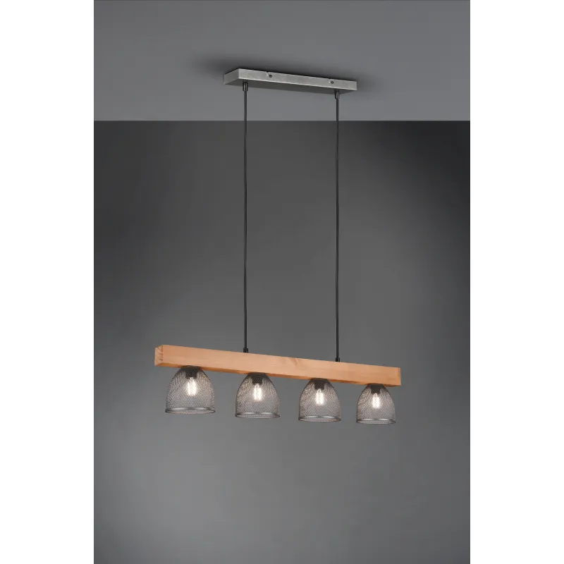 Suspension Intérieur Métal Nickel antique 230V.