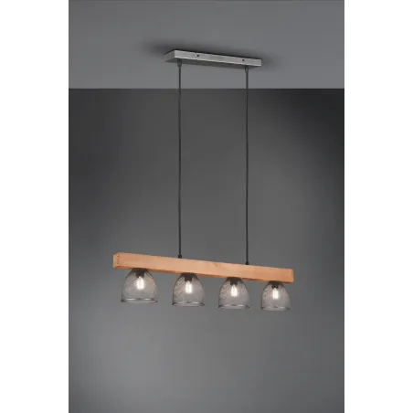 Suspension Intérieur Métal Nickel antique 230V.