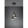 Suspension Intérieur Métal noir mat 230V.
