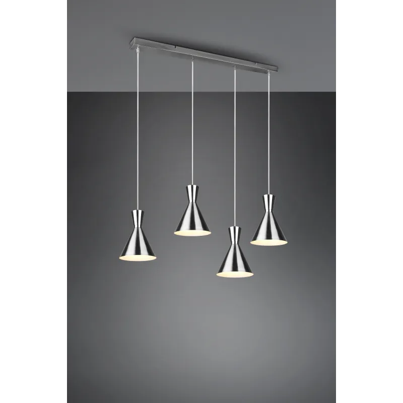 Suspension Intérieur Métal Nickel mat 230V.