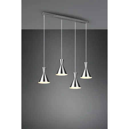 Suspension Intérieur Métal Nickel mat 230V.