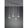 Suspension Intérieur Métal Nickel mat 230V.
