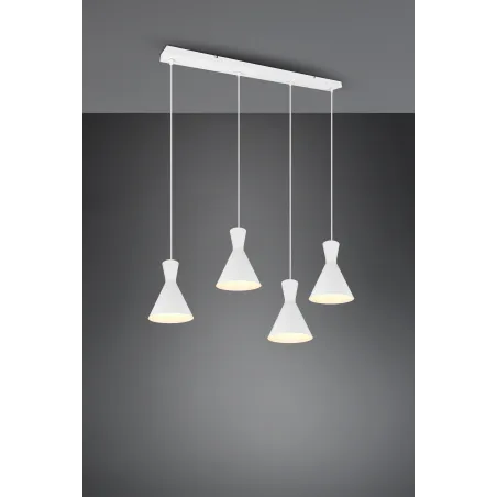 Suspension Intérieur Métal Blanc mat 230V.