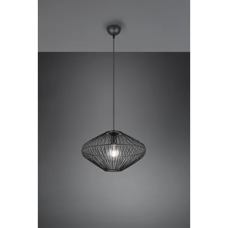 Suspension Intérieur Métal noir mat 230V.