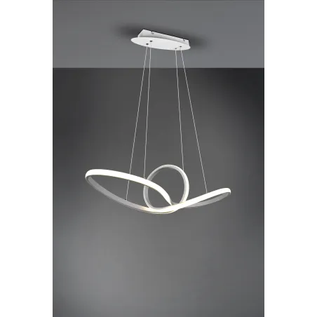 Suspension Intérieur Métal Blanc mat 230V. LED 4000K 3300lm.