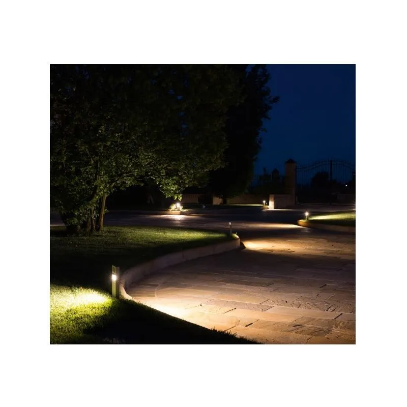 Borne lumineuse avec détecteur de mouvement 45cm