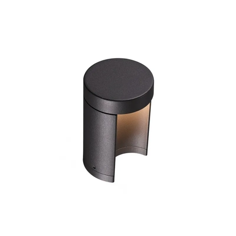 applique inox brossé torche design_e27