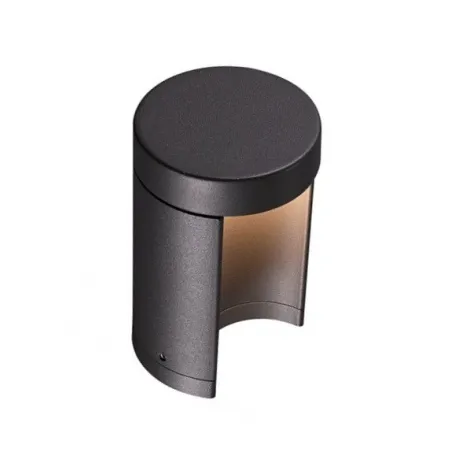 applique inox brossé torche design_e27