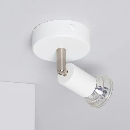 applique-eclairage-mural-et-de-plafond-spot-patere-orientable-blanche-ampoule-gu10-220v