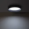 Plafonnier led 20w cct-45cm-3000k-4000k-6000k métal noir