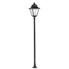 Tête Lampadaire ROB IP43 100W E27 Noir - Pas cher