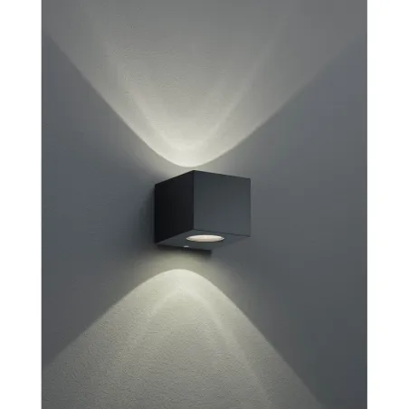 TRIO Applique extérieur noir mat CORDOBA - Pas cher