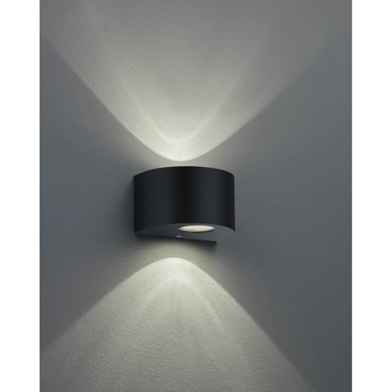 TRIO Applique extérieur noir mat ROSARIO - Pas cher