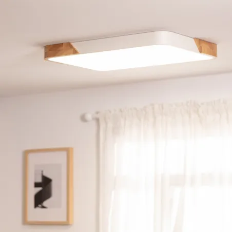 plafonnier-led-30w-cct-40cm-3000k-4000k-6000k-bois-et-metal-noir