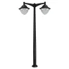 Tête  2L. GUNTHER Ø60 IP65 GX53 Noir - Pas cher