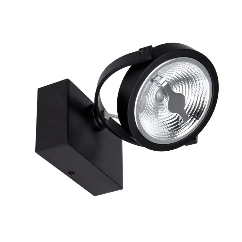 plafonnier noir applique led orientable variable angle 24°-800 lumens-3000k-4000k-6000k