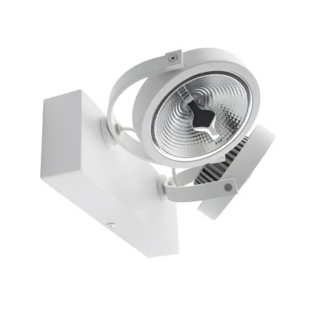 plafonnier blanc applique led orientable variable angle 24°-800 lumens-3000k-4000k-6000k