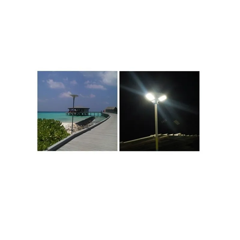eclairage solaire panneaux 20w-montage sur mat 60mm-15w led-1500 lumens ip65-parking allée jardin