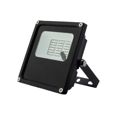 Projecteur led 10w ultra plat ip66 multi-couleurs rgb-rvb-rocaille-jardin ir radio