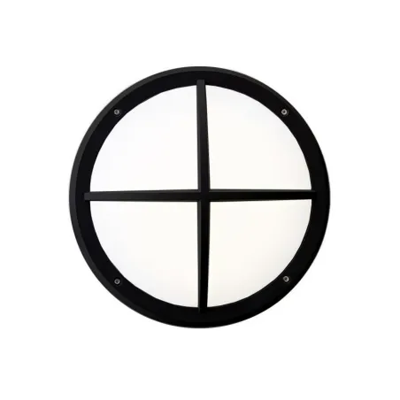 applique exterieur led rectangulaire noire 600lumens 17cm etanche ip65