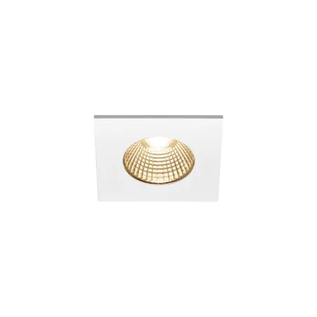 PATTA-I, encastré de plafond intérieur/extérieur, carré, blanc mat, LED, 7,3W, 1800-3000K, IP20/IP65, Dim to warm, variable