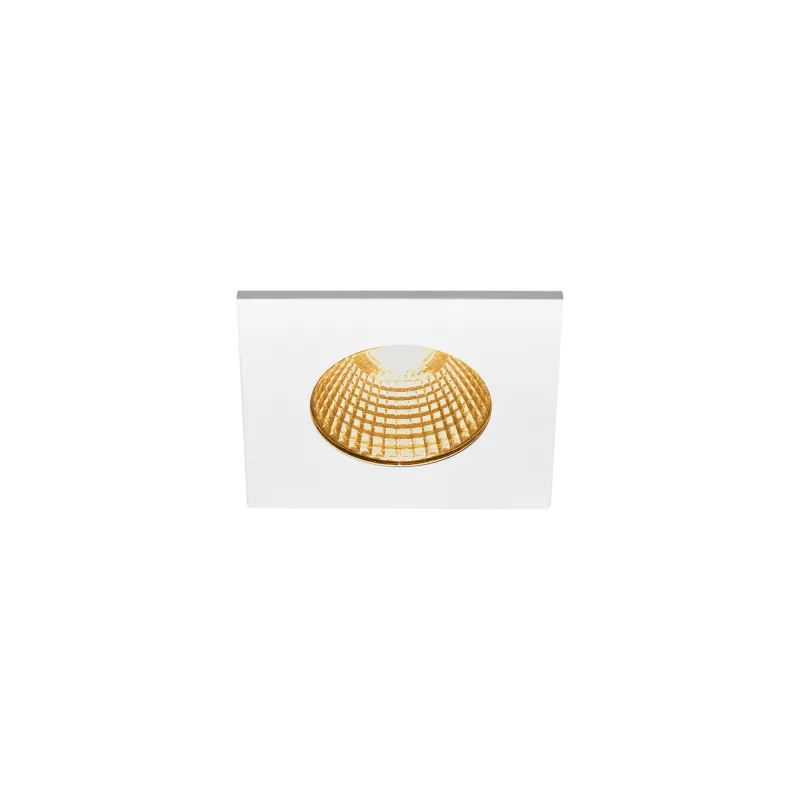 PATTA-I, encastré de plafond intérieur/extérieur, carré, blanc mat, LED, 7,3W, 1800-3000K, IP20/IP65, Dim to warm, variable