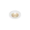 PATTA-I, encastré de plafond intérieur/extérieur, rond, blanc mat, LED, 7,3W, 1800-3000K, IP20/IP65, Dim to warm, variable