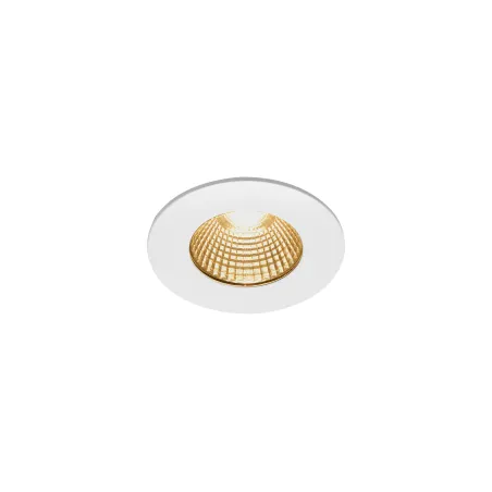 PATTA-I, encastré de plafond intérieur/extérieur, rond, blanc mat, LED, 7,3W, 1800-3000K, IP20/IP65, Dim to warm, variable