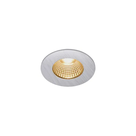 PATTA-I, encastré de plafond intérieur/extérieur, rond, alu mat, LED, 7,3W, 1800-3000K, IP20/IP65, Dim to warm, variable