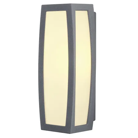 MERIDIAN BOX SENSOR, applique extérieure, diffuseur opalescent, anthracite, E27, 25W max, IP54, détecteur de mouvements