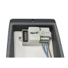 MERIDIAN BOX SENSOR, applique extérieure, diffuseur opalescent, anthracite, E27, 25W max, IP54, détecteur de mouvements