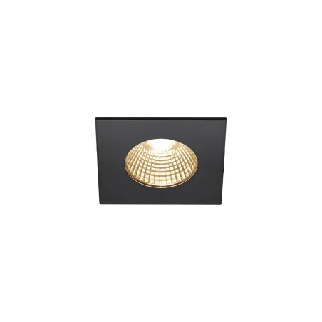 PATTA-I, encastré de plafond intérieur/extérieur, carré, noir, LED, 7,3W, 1800-3000K, IP20/IP65, Dim to warm, variable