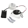 NEW TRIA 68, encastré de plafond carré, blanc mat, LED, 7,2W, 1800-3000K, clips/lames ressorts, Dim To warm, variable
