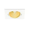 NEW TRIA 68, encastré de plafond carré, blanc mat, LED, 7,2W, 1800-3000K, clips/lames ressorts, Dim To warm, variable