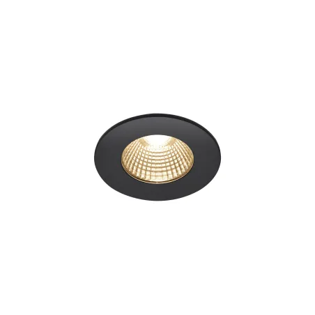 PATTA-I, encastré de plafond intérieur/extérieur, rond, noir, LED, 7,3W, 1800-3000K, IP20/IP65, Dim to warm, variable