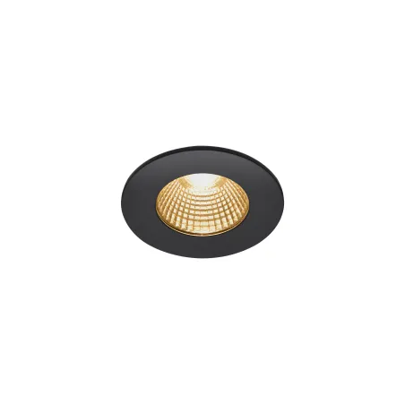 PATTA-I, encastré de plafond intérieur/extérieur, rond, noir, LED, 7,3W, 1800-3000K, IP20/IP65, Dim to warm, variable