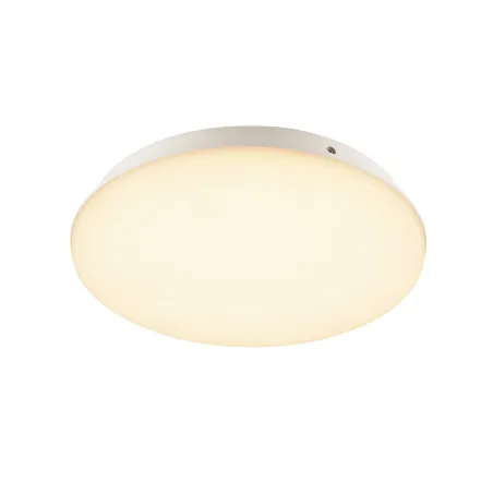 SIMA, applique et plafonnier intérieur, rond, blanc, LED, 24W, 3000K, IP44, plastique recyclé, détecteur de mouvement
