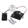 NEW TRIA 68, encastré de plafond carré, noir mat, LED, 7,2W, 1800-3000K, clips/lames ressorts, Dim To warm, variable