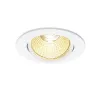 NEW TRIA 68, encastré de plafond rond, blanc mat, LED, 7,2W, 1800-3000K, clips/lames ressorts, Dim To warm, variable
