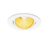 NEW TRIA 68, encastré de plafond rond, blanc mat, LED, 7,2W, 1800-3000K, clips/lames ressorts, Dim To warm, variable