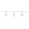 NOBLO SPOT, kit rail 1 allumage, blanc, LED, 22,5W, 2700K, 2 rails de 1m, 3 spots, 1 connecteur et 2 embouts inclus