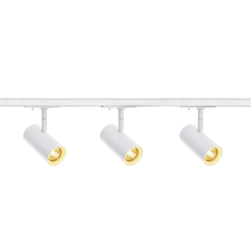 NOBLO SPOT, kit rail 1 allumage, blanc, LED, 22,5W, 2700K, 2 rails de 1m, 3 spots, 1 connecteur et 2 embouts inclus